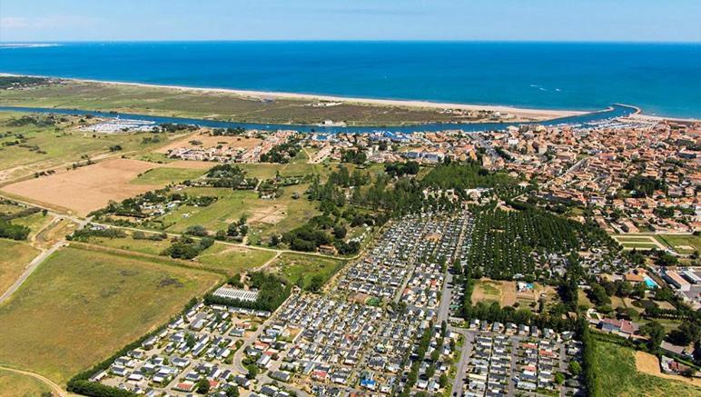 Mobil Home Les Sables Du Midi 4 Etoiles Valras-Plage Buitenkant foto